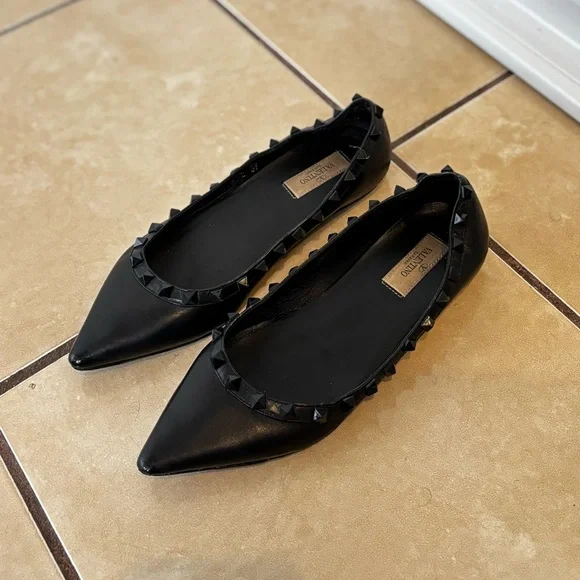 VALENTINO Authentic Rockstud Flats